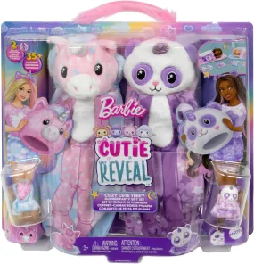** HALF PRICE ** BARBIE HRY15 CUTIE REVEAL SLEEPOVER SET