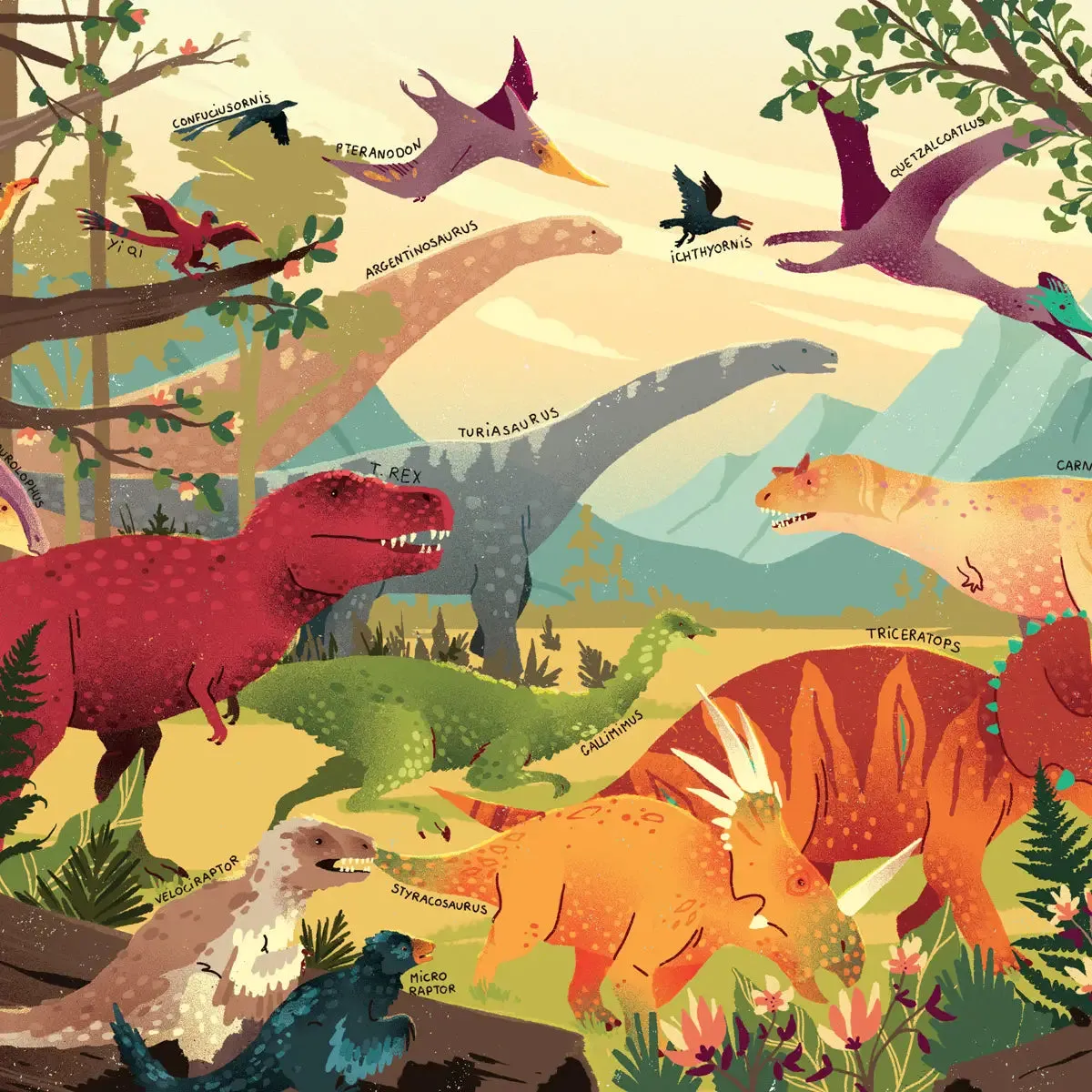 100 Piece - Children Wooden Art Jigsaw Puzzle - Jurassique