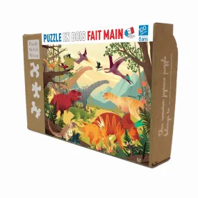 100 Piece - Children Wooden Art Jigsaw Puzzle - Jurassique