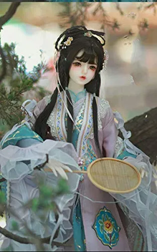 1/3 BJD Ball Jointed Doll Toy with Full Set Clothes Shoes Wig, Girl Doll Playset, Birthday for Your Daughter & Girlfriends(Chinese Ancient Style-Xue Baochai)