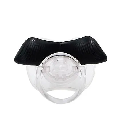 2Pcs 7# Funny Baby Beard Pacifiers Nipple, Food Grade Silicone Teethers AZ12401