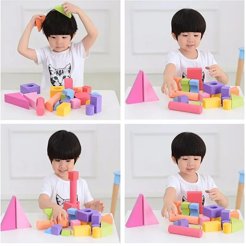 56-Piece Educational Eva Foam Stacking Toys Yg-353