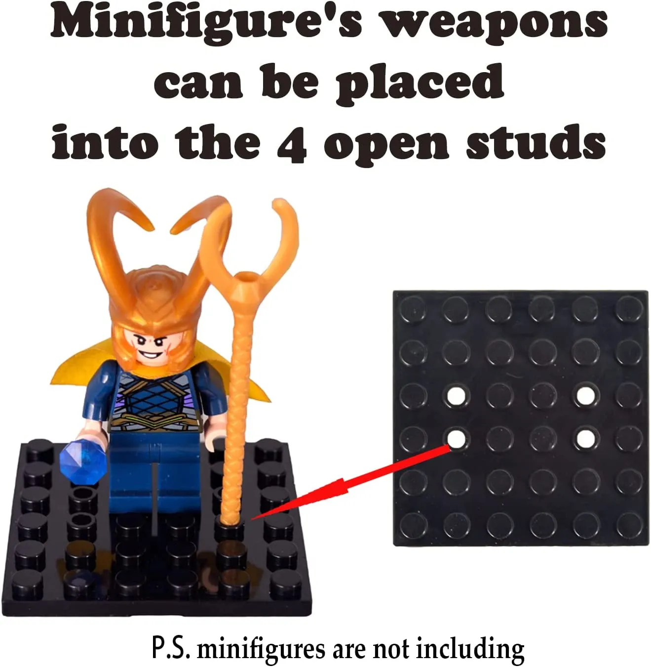 5Packs Minifigures Display Case