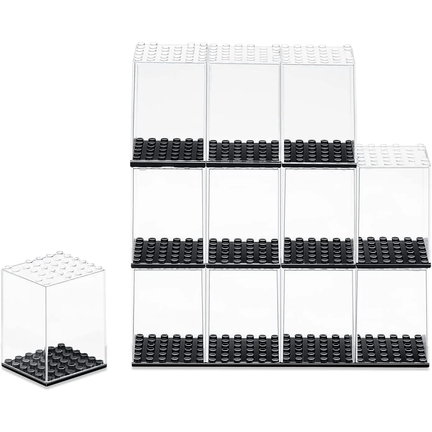 5Packs Minifigures Display Case