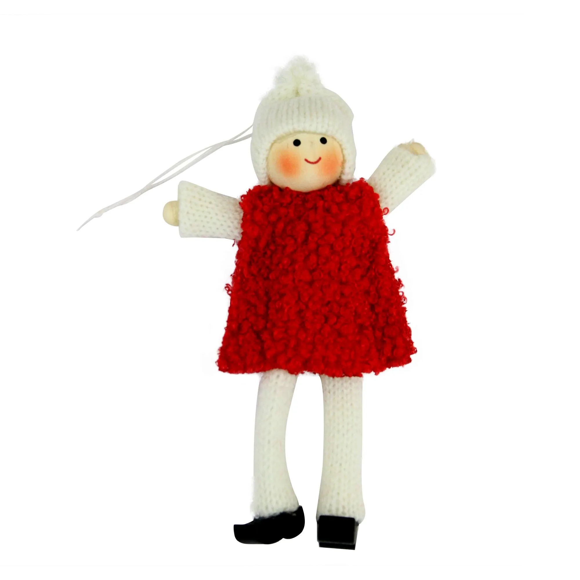 Adorable Handmade Christmas Dolls - Festive Knit Decorations (Pack of 12)