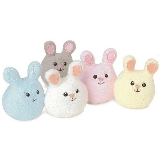 Apple Park Mini Bunny Rattle Blue