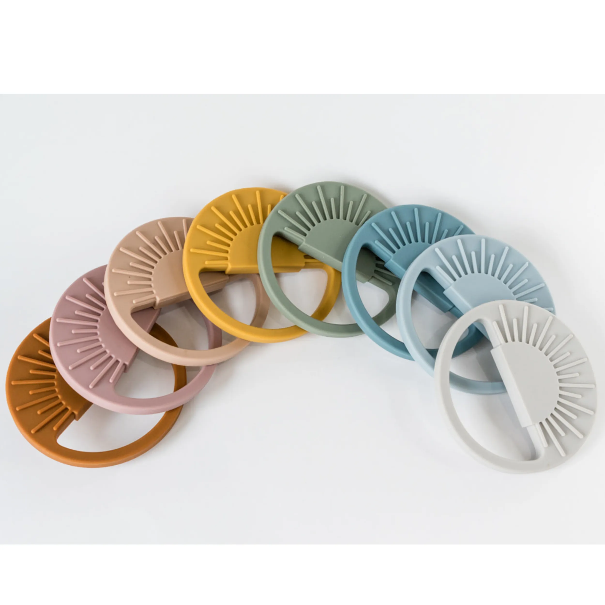 Babeehive Goods Teal Sunburst Teething Toy