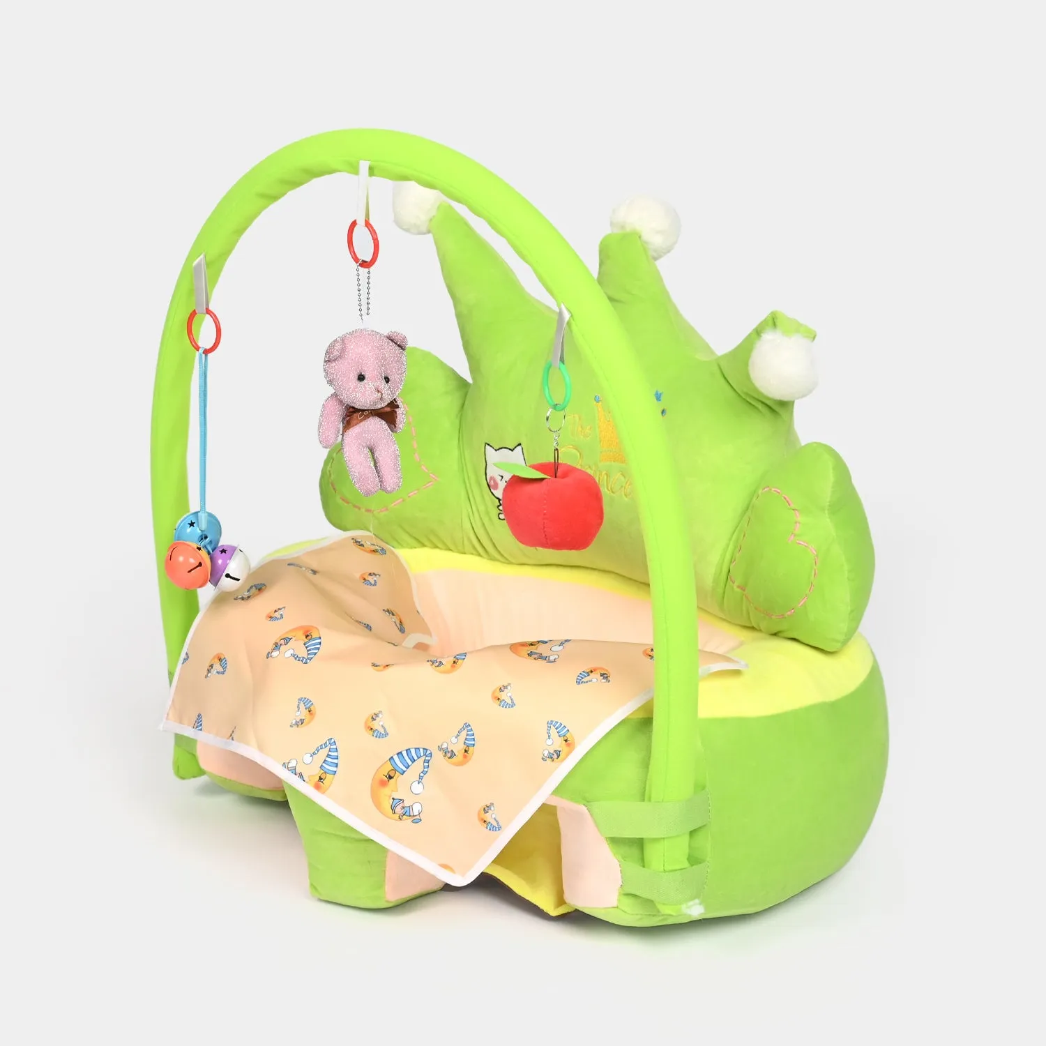 Baby Crown Floor Seat/Support Sofa Seat 6M  | 909-Green