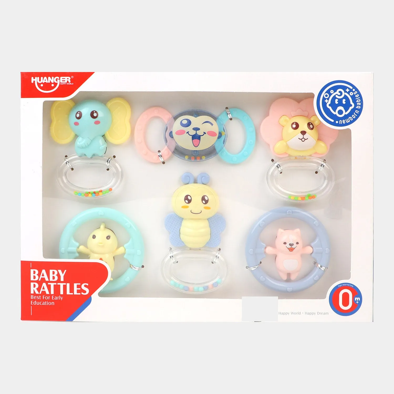 Baby Rattles Toy 06PCs | 0M 