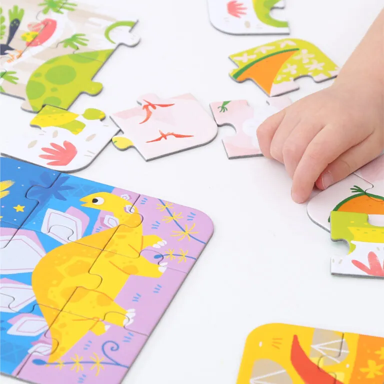 Banana Panda "Dinosaurs" On-the-Go Puzzles