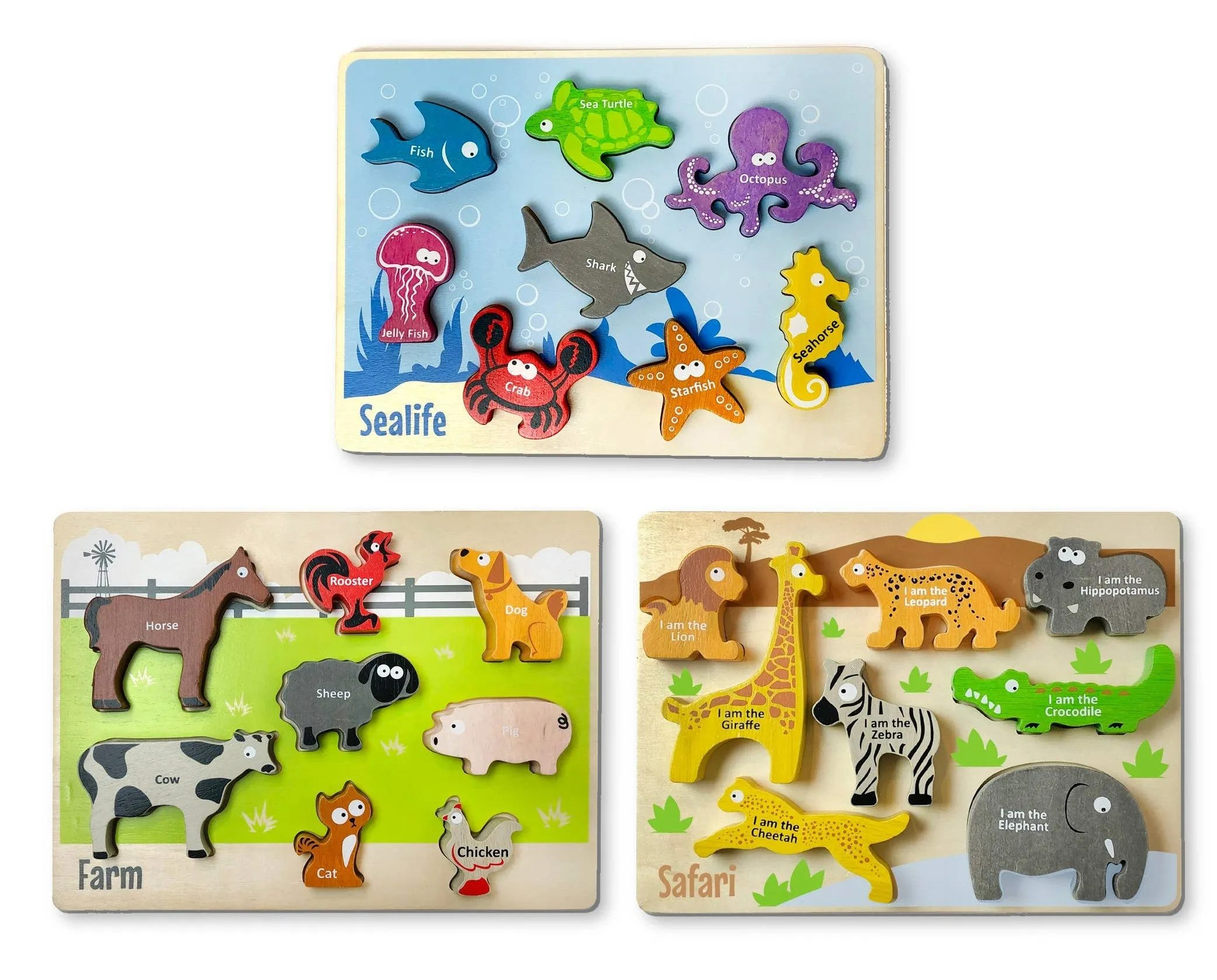 BeginAgain Animal Puzzles