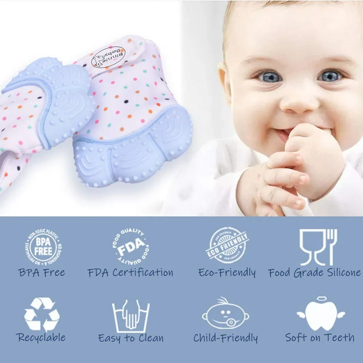 Binnie Baby Teething Mitten