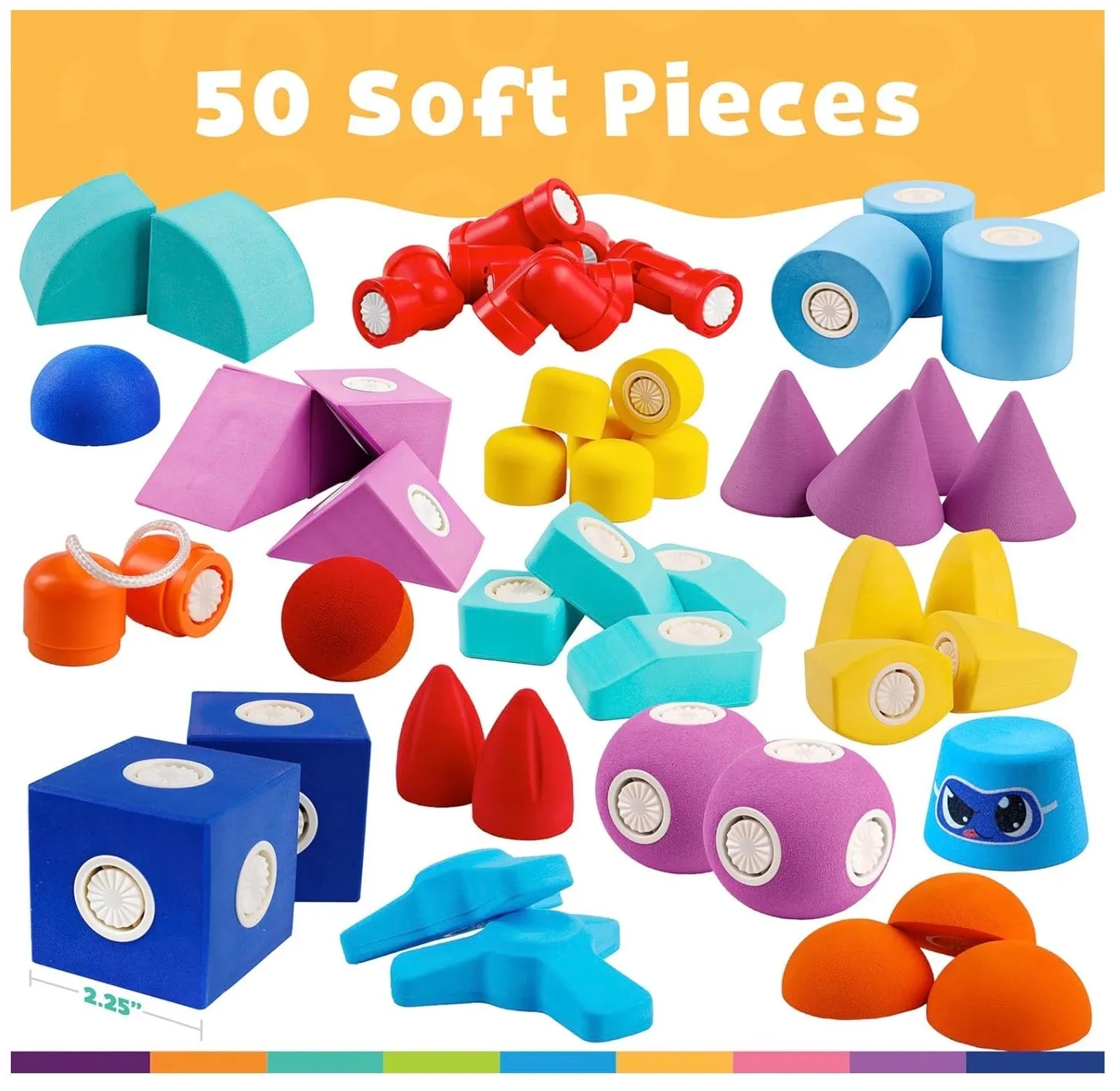 Blockaroo Magnetic Foam
Blocks 50 Piece Trunk