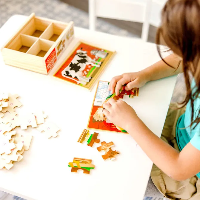 Boxed Farm Animal Puzzles