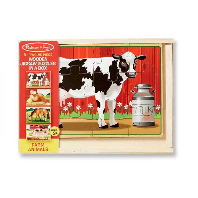 Boxed Farm Animal Puzzles