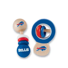 Buffalo Bills NFL Wood Rattle 2-Pack