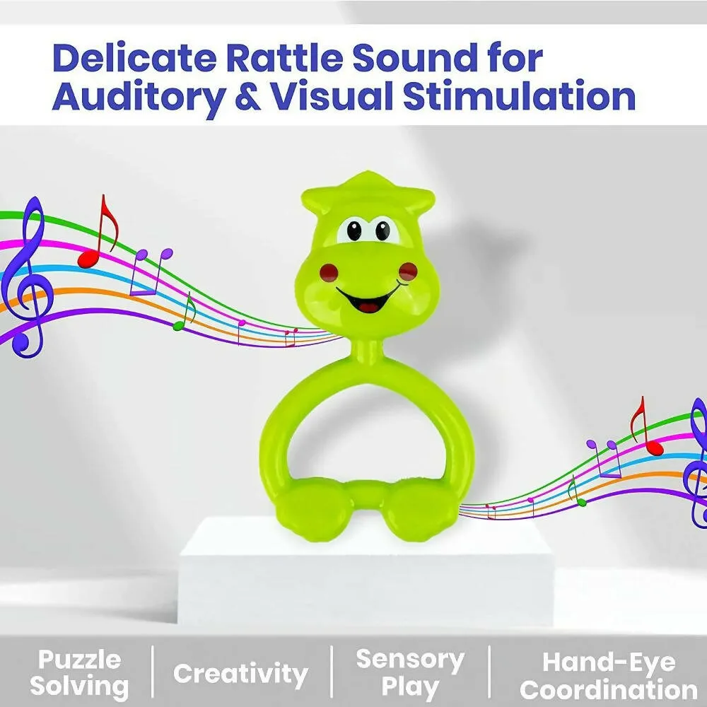 Cable World Colourful Plastic Non Toxic Attractive Rattle Combo