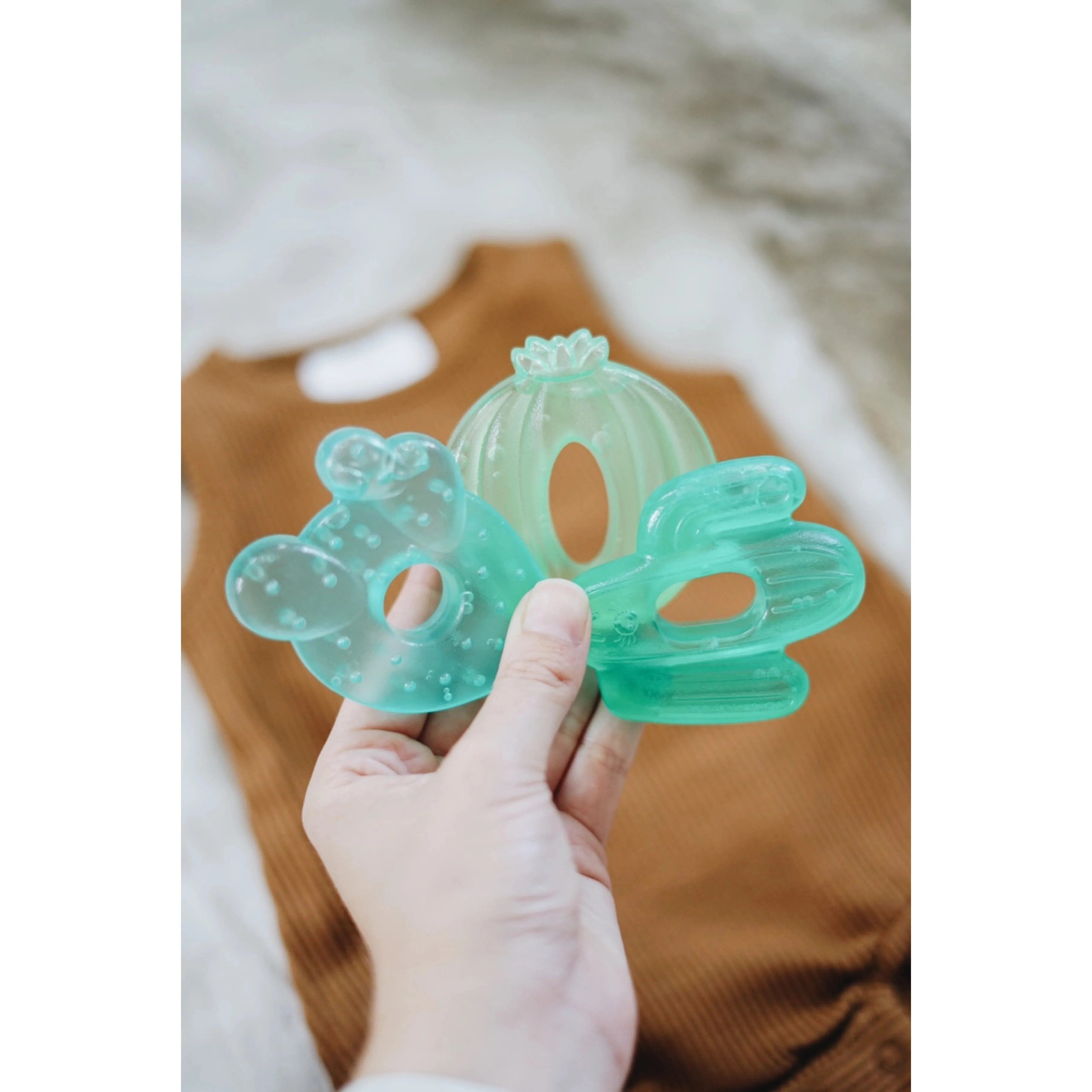 Cactus Cutie Coolers™ Water Filled Teethers (3-pack)