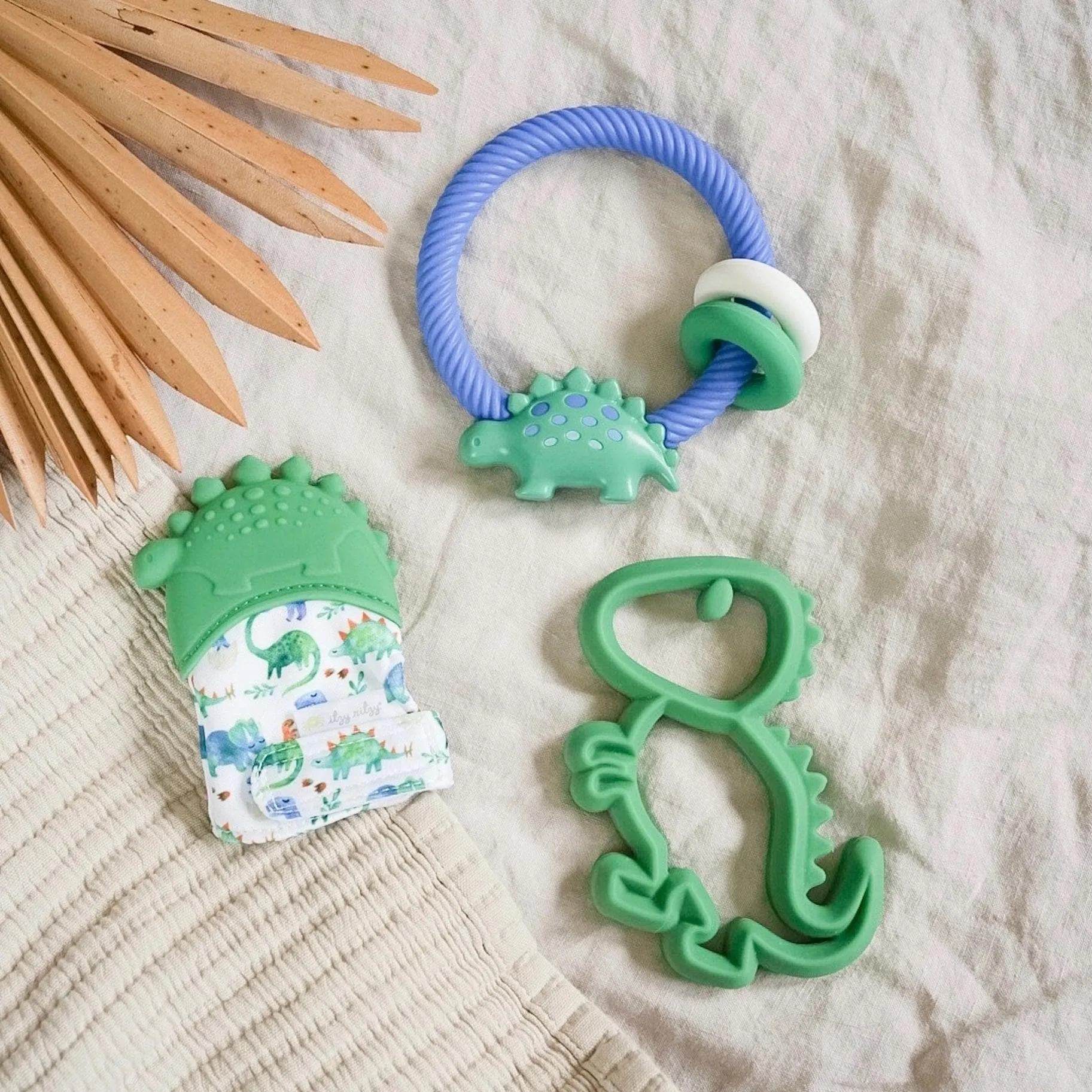 Chew Crew Silicone Baby Teethers