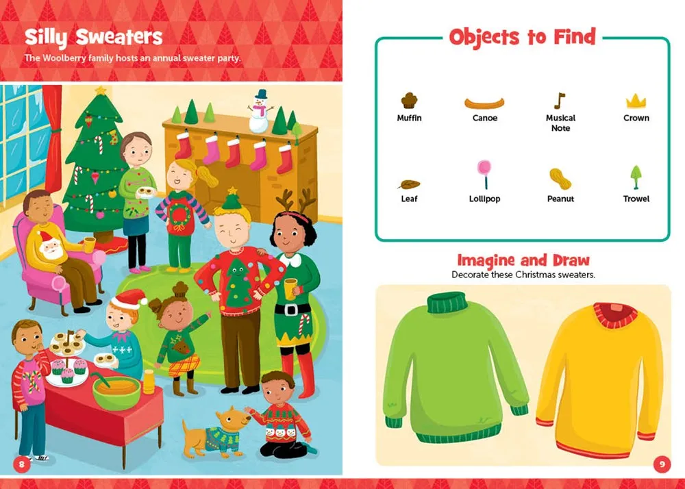 CHRISTMAS PUFFY STICKER PLAYSCENES
