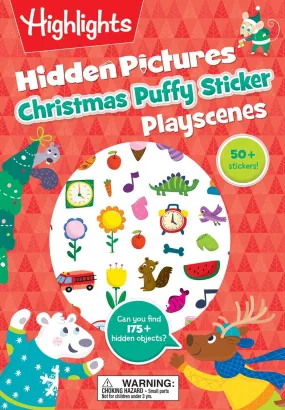 CHRISTMAS PUFFY STICKER PLAYSCENES