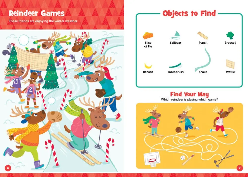 CHRISTMAS PUFFY STICKER PLAYSCENES