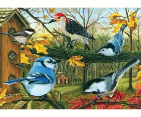 Cobble Hill Backyard Feeder 1000 Piece Puzzle