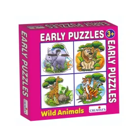 Creatives Early Puzzles Wild Animals