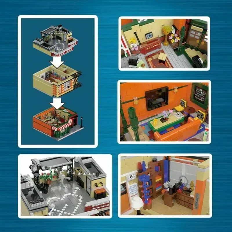 Creator Expert Friend Central Perk Big Bang Theory Bricks Toy