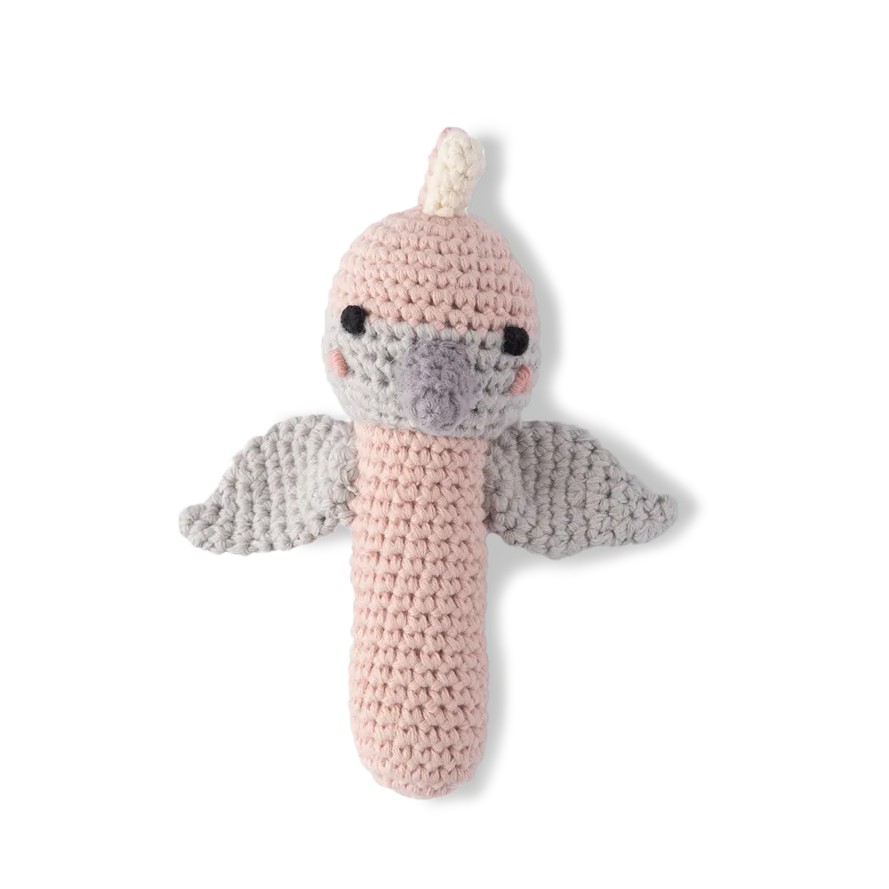 Crochet Rattle - Gaby Galah