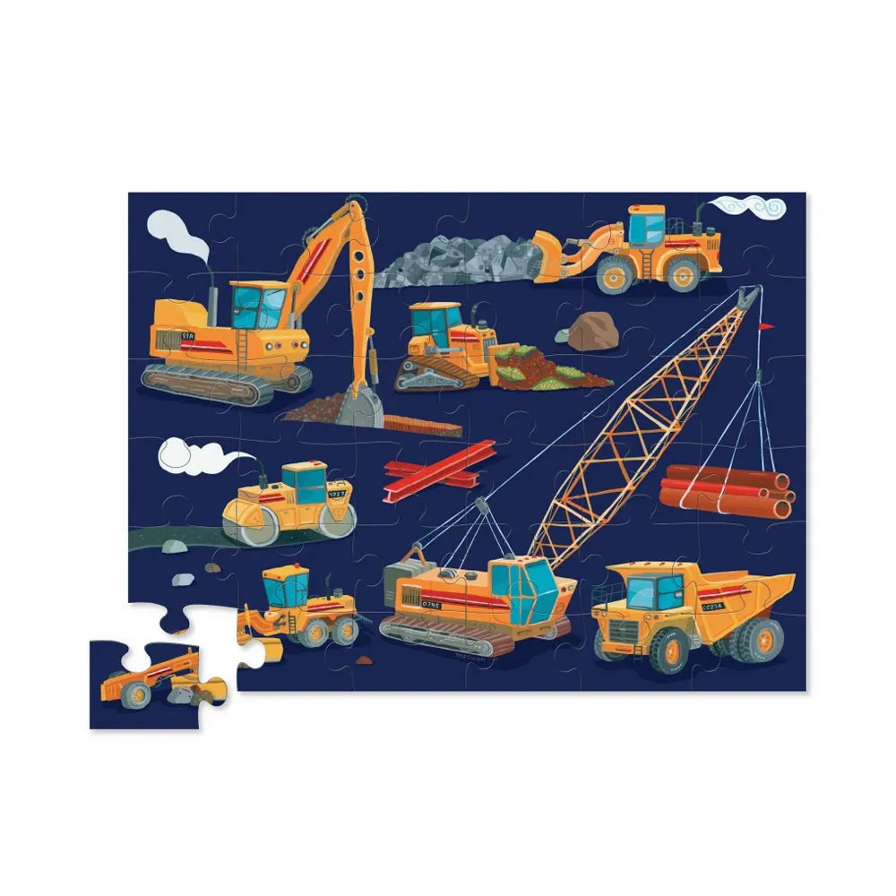 Crocodile Creek Construction Zone 36pc Puzzle