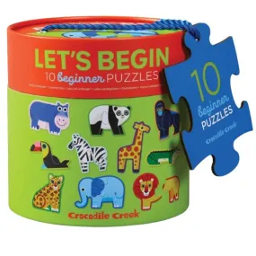 Crocodile Creek Puzzle Let's Begin Jungle