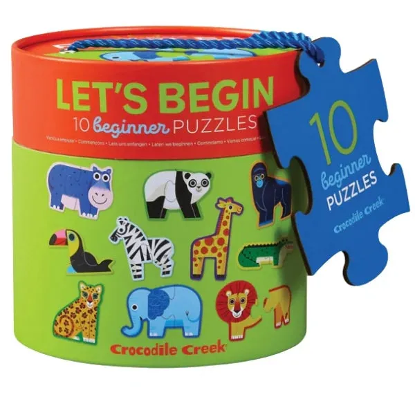 Crocodile Creek Puzzle Let's Begin Jungle