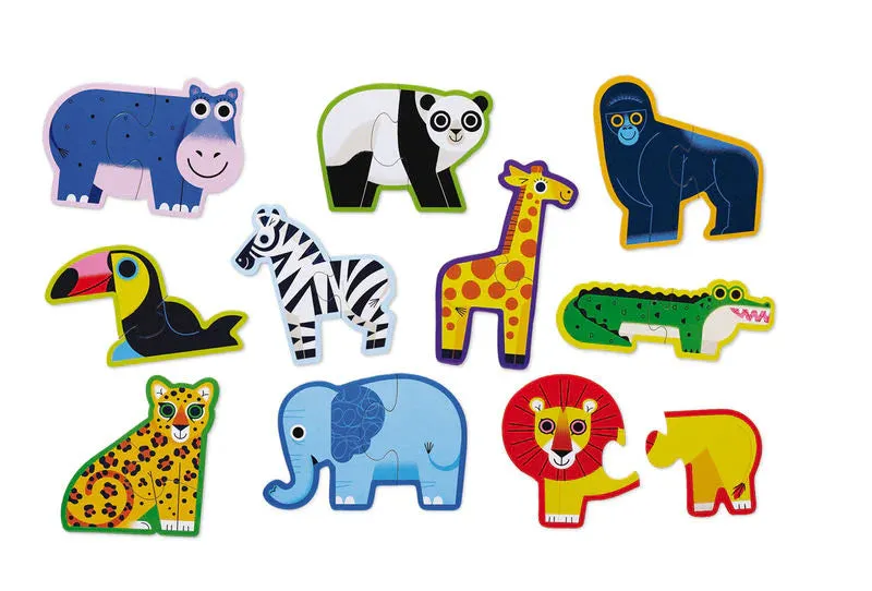 Crocodile Creek Puzzle Let's Begin Jungle