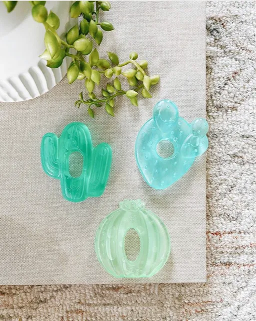 Cutie Coolers™ Cactus Water Filled Teethers (3-pack)