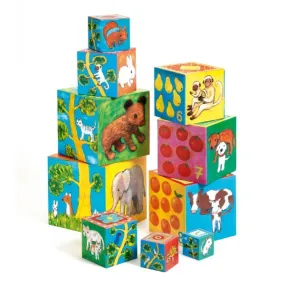 Djeco My Friends Blocks - 10pc