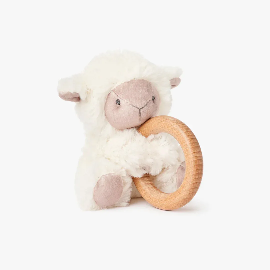 Elegant Baby Huggie Ring Rattle