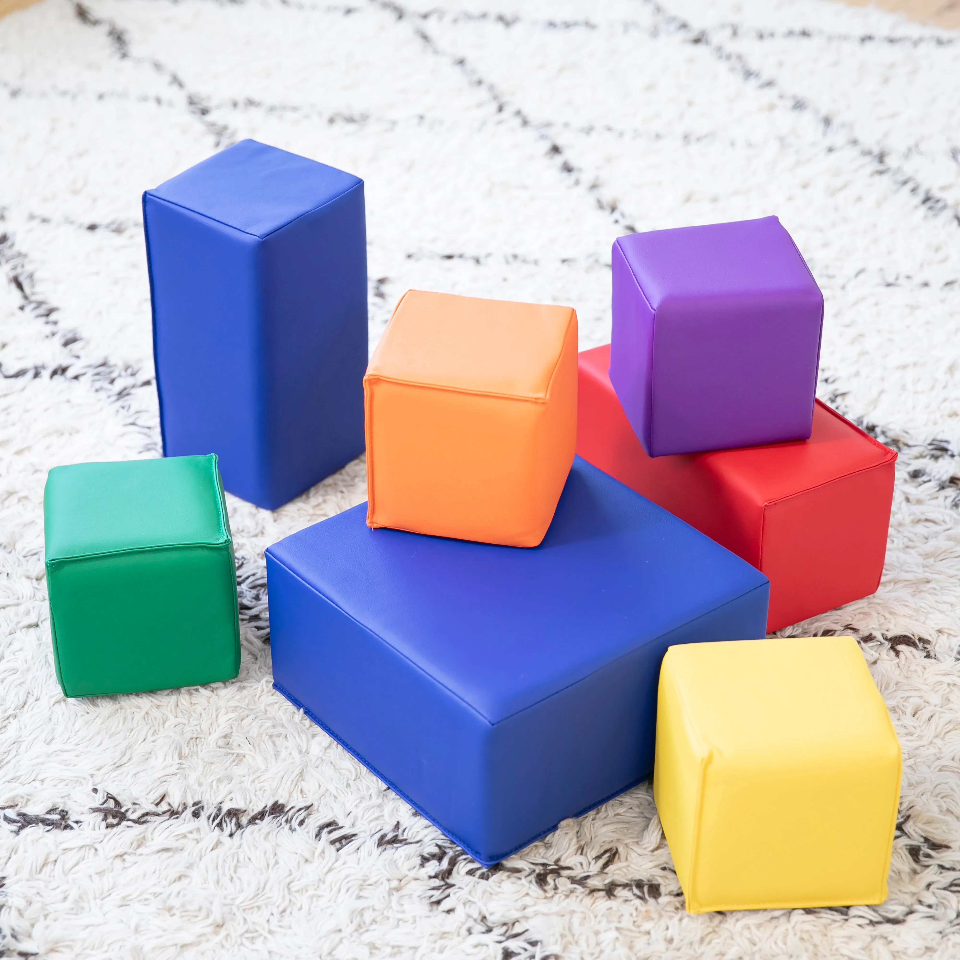 Fold-N-Go Activity Mat and Toddler Foam Block Playset