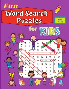 Fun Word Search Puzzles for Kids Ages 7 to 12