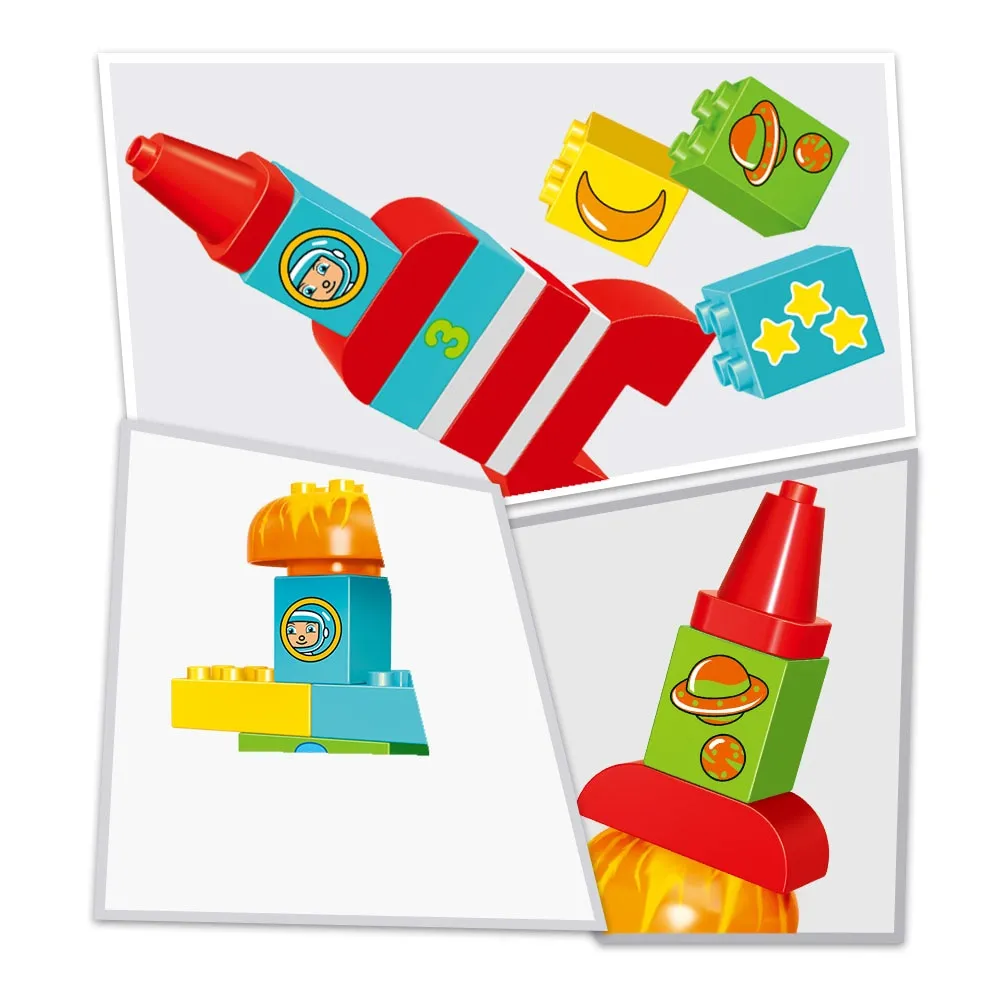 Gorock Big Building Blocks Rocket