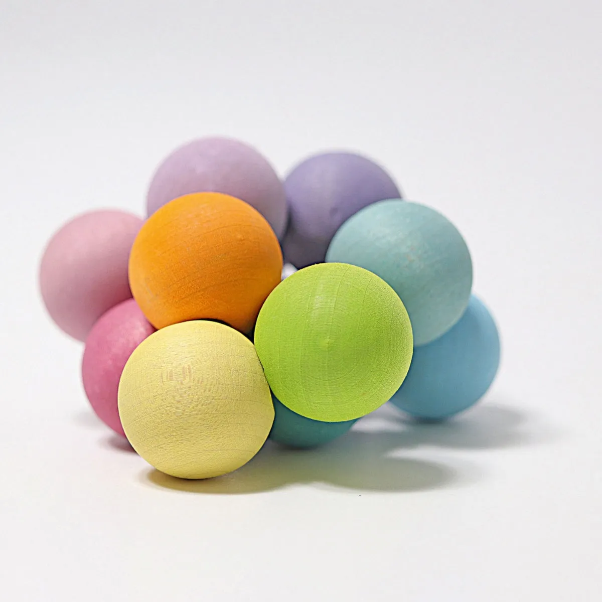 Grimm's Grasping Toy - Beads Pastel