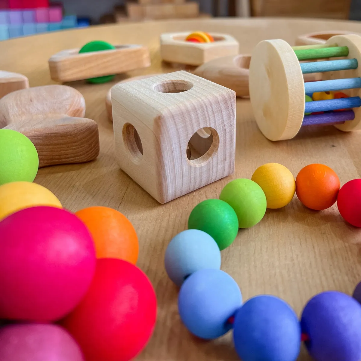 Grimm's Grasping Toy - Beads Rainbow