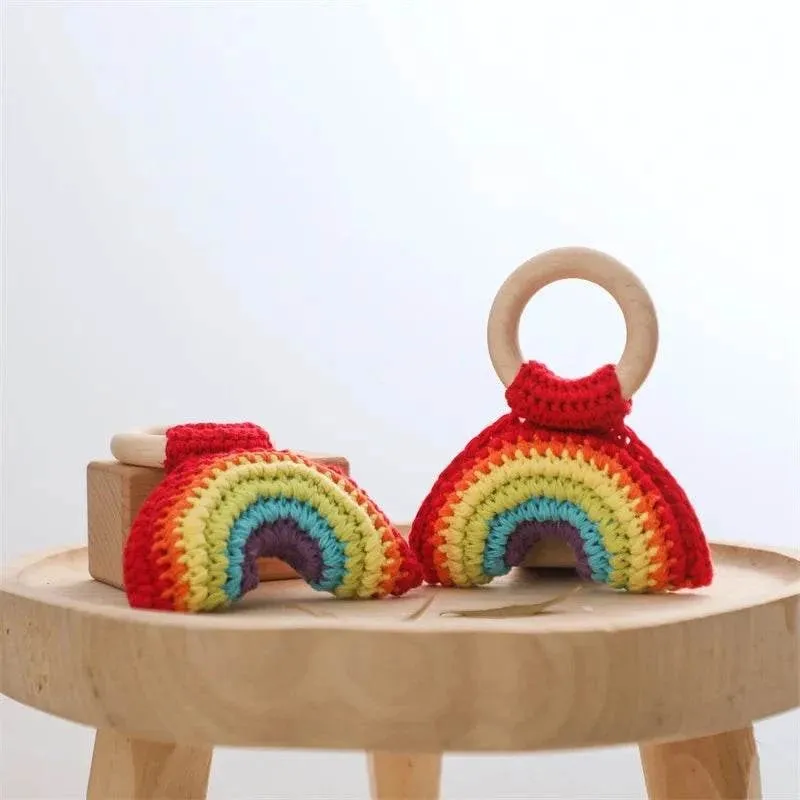 Handmade Wooden Crochet Rattles - 14 Styles