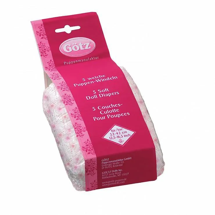 Happy Flower Doll Sized Diapers