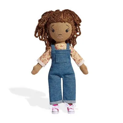 HarperIman Handmade Linen Doll Sadie 14" Handmade Promotes Positive Self-Image