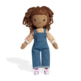 HarperIman Handmade Linen Doll Sadie 14" Handmade Promotes Positive Self-Image