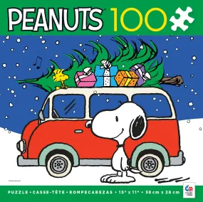 Holiday Peanuts - Peace and Presents - 100 Piece Puzzle
