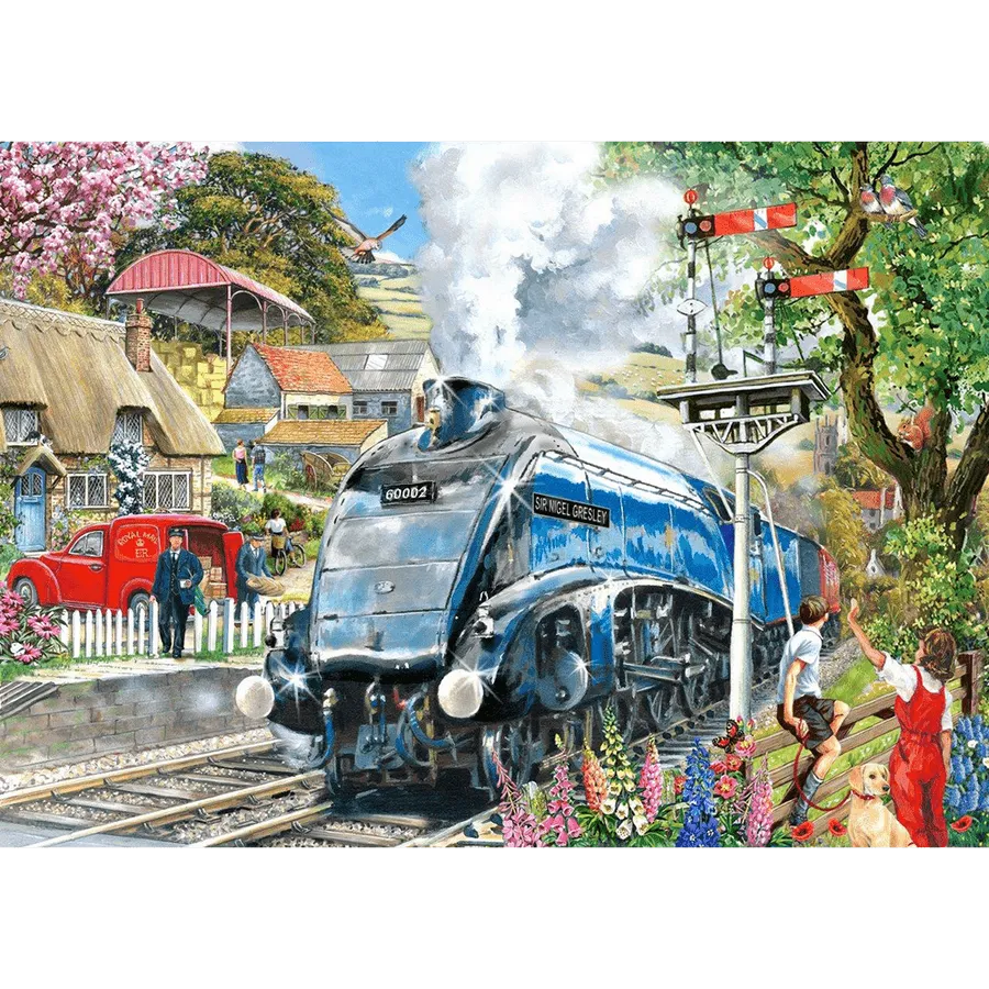 House of Puzzles Knight Train - BIG 500 Piece Jigsaw Puzzle