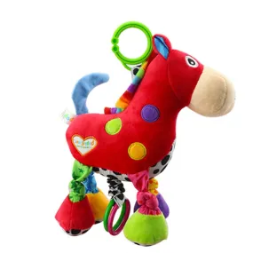 Infant  Cute Plush Donkey Musical Toys
