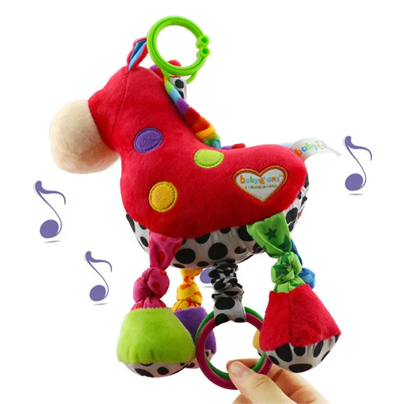 Infant  Cute Plush Donkey Musical Toys
